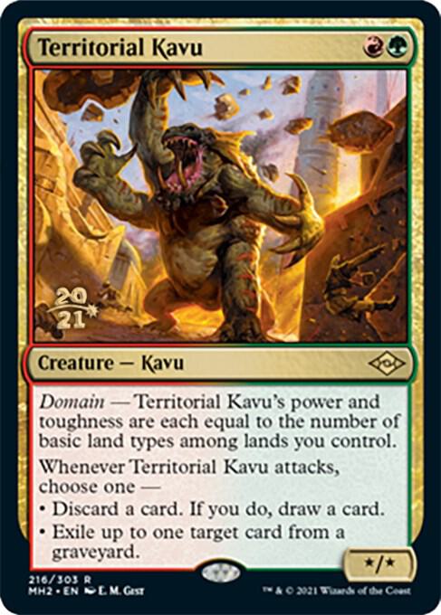 Territorial Kavu (216) [Prerelease Cards]