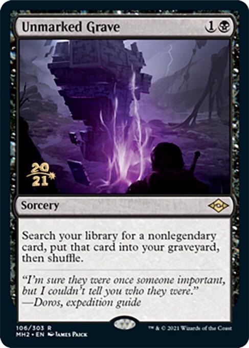 Unmarked Grave (106) [Prerelease Cards]