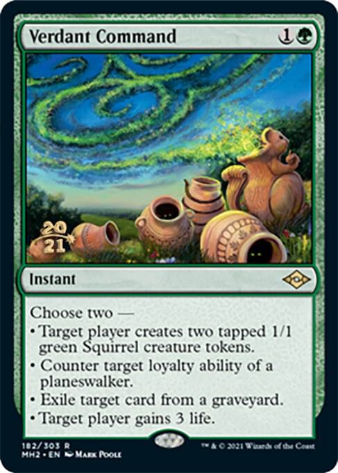 Verdant Command (182) [Prerelease Cards]