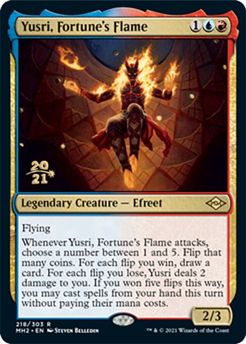 Yusri, Fortune's Flame (218) [Prerelease Cards]