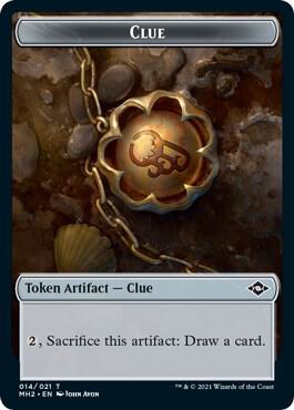 Clue (014) // Zombie Army Double-Sided Token (14 // 7) [Modern Horizons 2]
