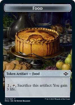 Food (017) // Bird Double-Sided Token (17 // 1) [Modern Horizons 2]