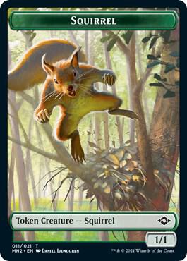 Squirrel // Zombie Army Double-Sided Token (11 // 7) [Modern Horizons 2]