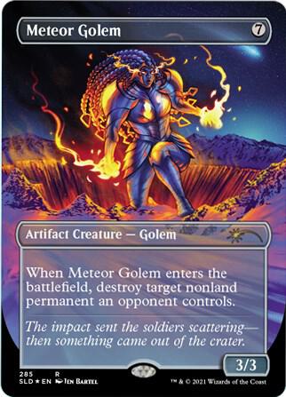 Meteor Golem (285) [Secret Lair Drop] [Borderless]