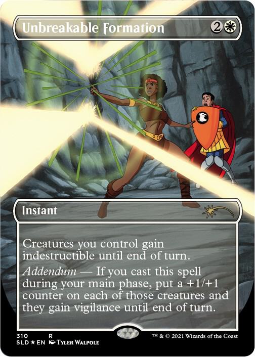 Unbreakable Formation (310) [Secret Lair Drop] [Borderless]