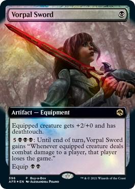 Vorpal Sword (396) [Buy-A-Box Promos] [Extended Art]