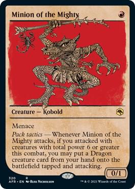 Minion of the Mighty (Showcase) (320) [Adventures in the Forgotten Realms] [Showcase]