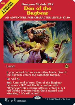 Den of the Bugbear (Dungeon Module) (351) [Adventures in the Forgotten Realms] [Showcase]