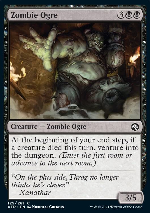 Zombie Ogre (129) [Adventures in the Forgotten Realms]