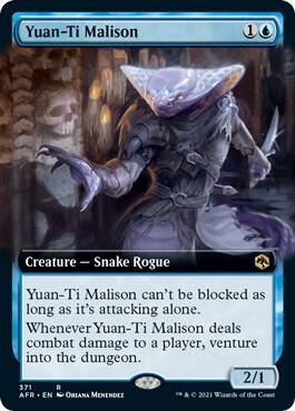 Yuan-Ti Malison (Extended Art) (371) [Adventures in the Forgotten Realms] [Extended Art]