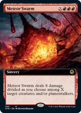 Meteor Swarm (Extended Art) (380) [Adventures in the Forgotten Realms] [Extended Art]