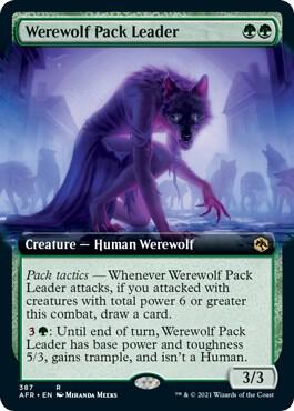 Werewolf Pack Leader (Extended Art) (387) [Adventures in the Forgotten Realms] [Extended Art]