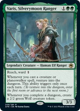 Varis, Silverymoon Ranger (209) [Adventures in the Forgotten Realms]