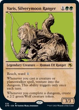 Varis, Silverymoon Ranger (Showcase) (335) [Adventures in the Forgotten Realms] [Showcase]
