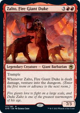 Zalto, Fire Giant Duke (171) [Adventures in the Forgotten Realms]