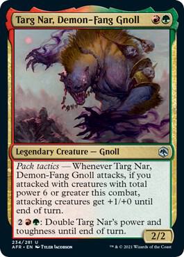 Targ Nar, Demon-Fang Gnoll (234) [Adventures in the Forgotten Realms]