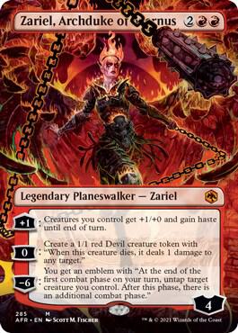 Zariel, Archduke of Avernus (Borderless) (285) [Adventures in the Forgotten Realms] [Borderless]