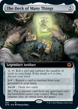 The Deck of Many Things (Extended Art) (392) [Adventures in the Forgotten Realms] [Extended Art]