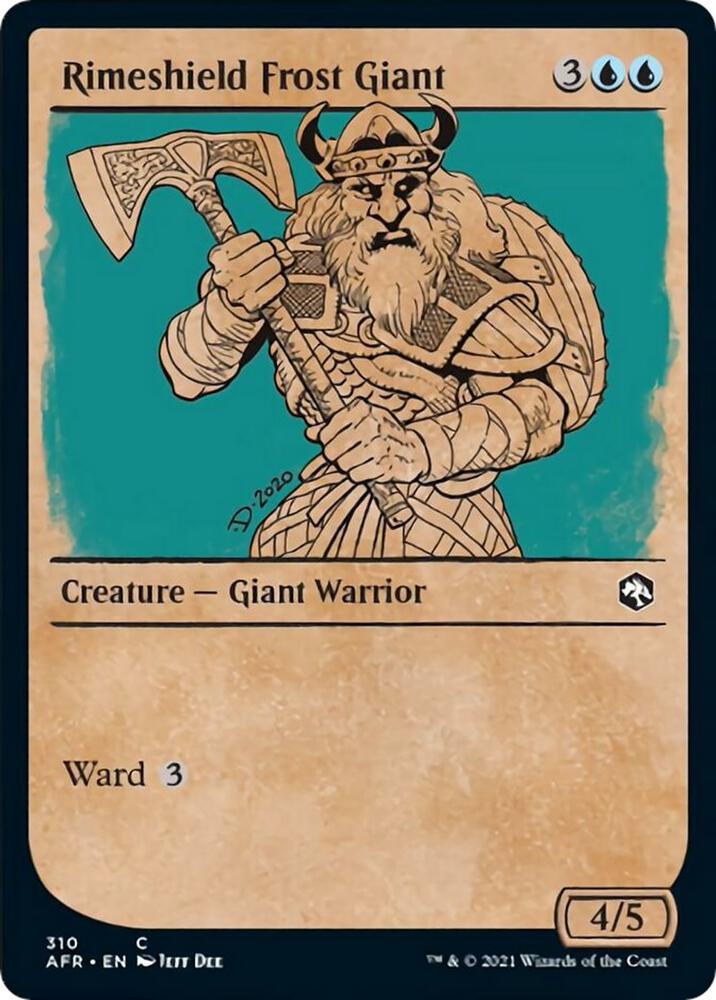 Rimeshield Frost Giant (Showcase) (310) [Adventures in the Forgotten Realms] [Showcase]