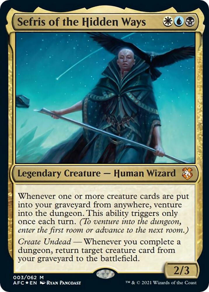 Sefris of the Hidden Ways (3) [Forgotten Realms Commander]