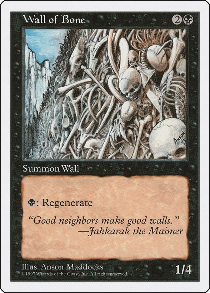 Wall of Bone (203) [Fifth Edition]