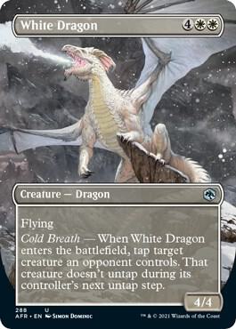 White Dragon (Borderless) (288) [Adventures in the Forgotten Realms] [Borderless]