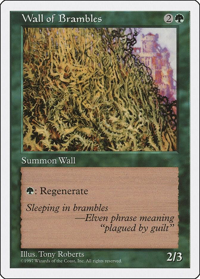 Wall of Brambles (338) [Fifth Edition]