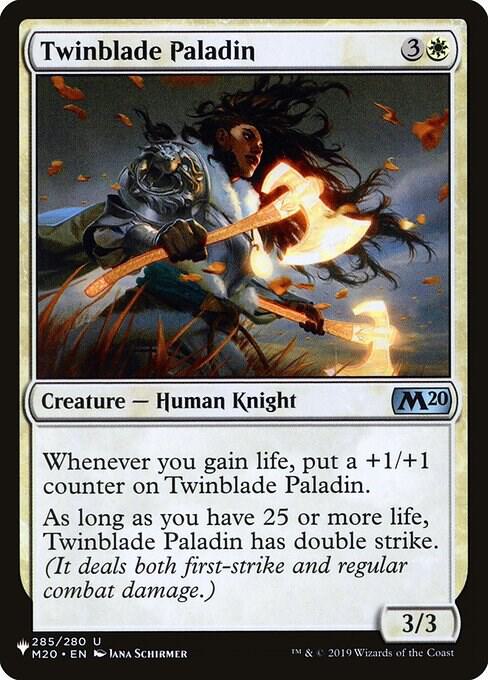 Twinblade Paladin (285/280) [The List]