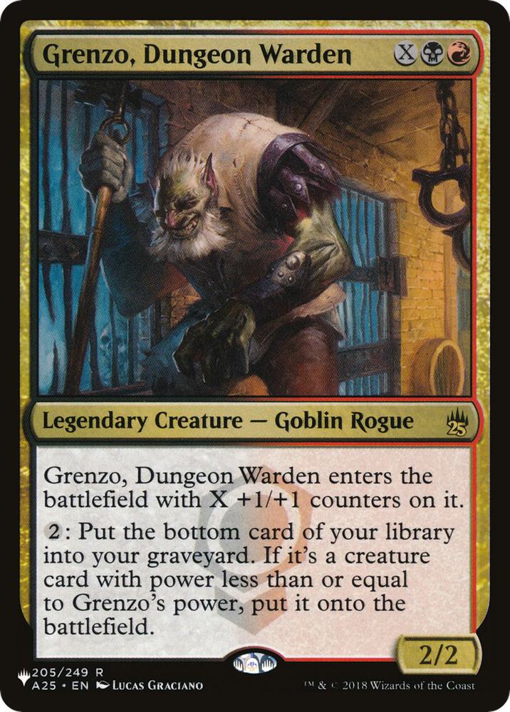 Grenzo, Dungeon Warden (205/249) [The List]