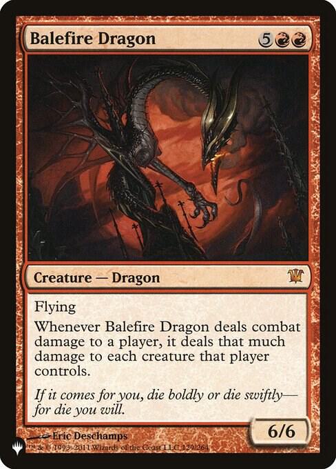 Balefire Dragon (129/264) [The List]