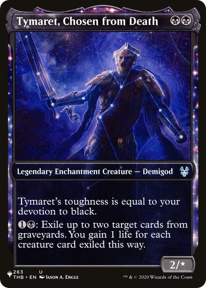 Tymaret, Chosen from Death (Showcase) (263/254) [The List] [Showcase]