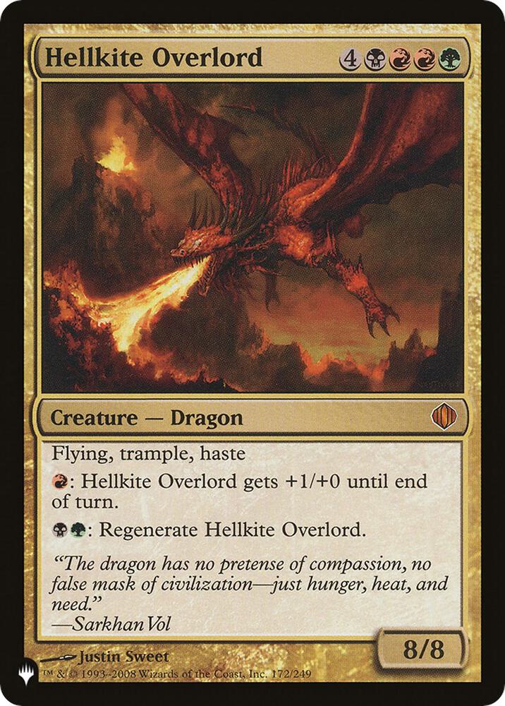 Hellkite Overlord (172/249) [The List]