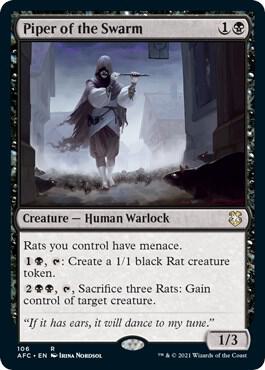 Piper of the Swarm (106) [Forgotten Realms Commander]