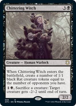 Chittering Witch (95) [Forgotten Realms Commander]
