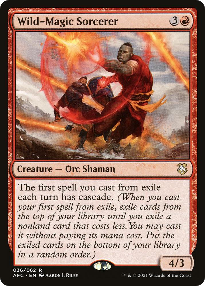 Wild-Magic Sorcerer (36) [Forgotten Realms Commander]