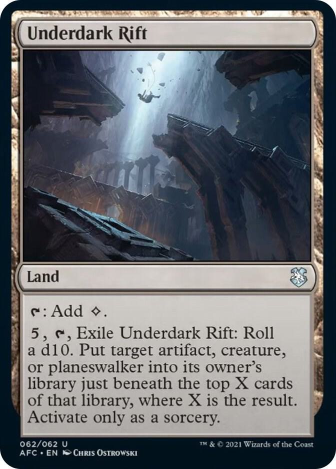 Underdark Rift (62) [Forgotten Realms Commander]