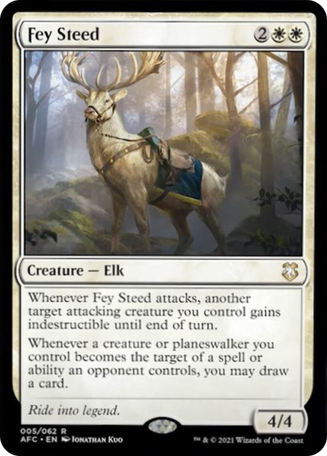 Fey Steed (5) [Forgotten Realms Commander]