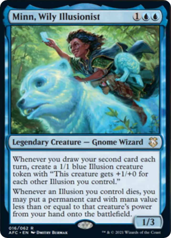 Minn, Wily Illusionist (16) [Forgotten Realms Commander]