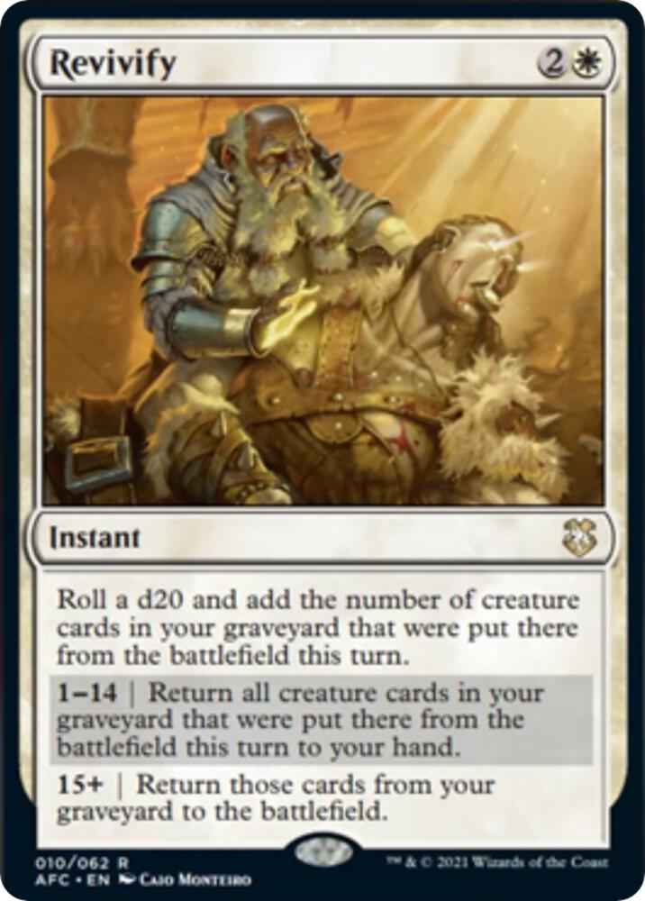 Revivify (10) [Forgotten Realms Commander]