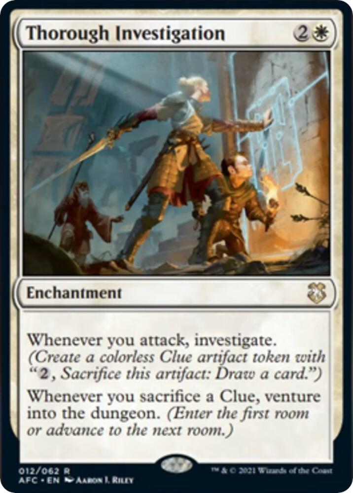 Thorough Investigation (12) [Forgotten Realms Commander]
