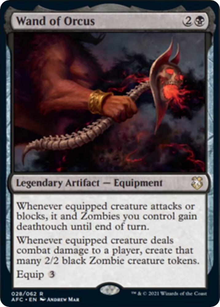 Wand of Orcus (28) [Forgotten Realms Commander]