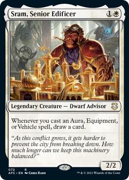 Sram, Senior Edificer (72) [Forgotten Realms Commander]