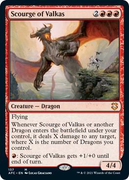 Scourge of Valkas (137) [Forgotten Realms Commander]