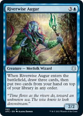 Riverwise Augur (93) [Forgotten Realms Commander]