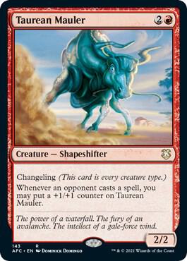 Taurean Mauler (143) [Forgotten Realms Commander]