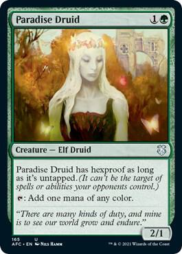 Paradise Druid (165) [Forgotten Realms Commander]