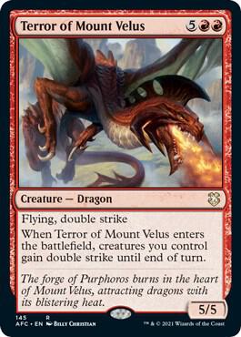 Terror of Mount Velus (145) [Forgotten Realms Commander]