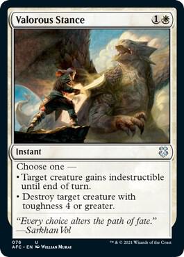 Valorous Stance (76) [Forgotten Realms Commander]