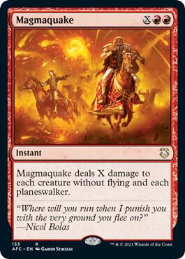 Magmaquake (133) [Forgotten Realms Commander]