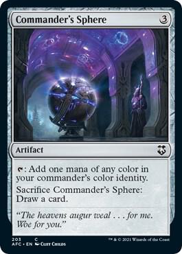 Commander's Sphere (203) [Forgotten Realms Commander]